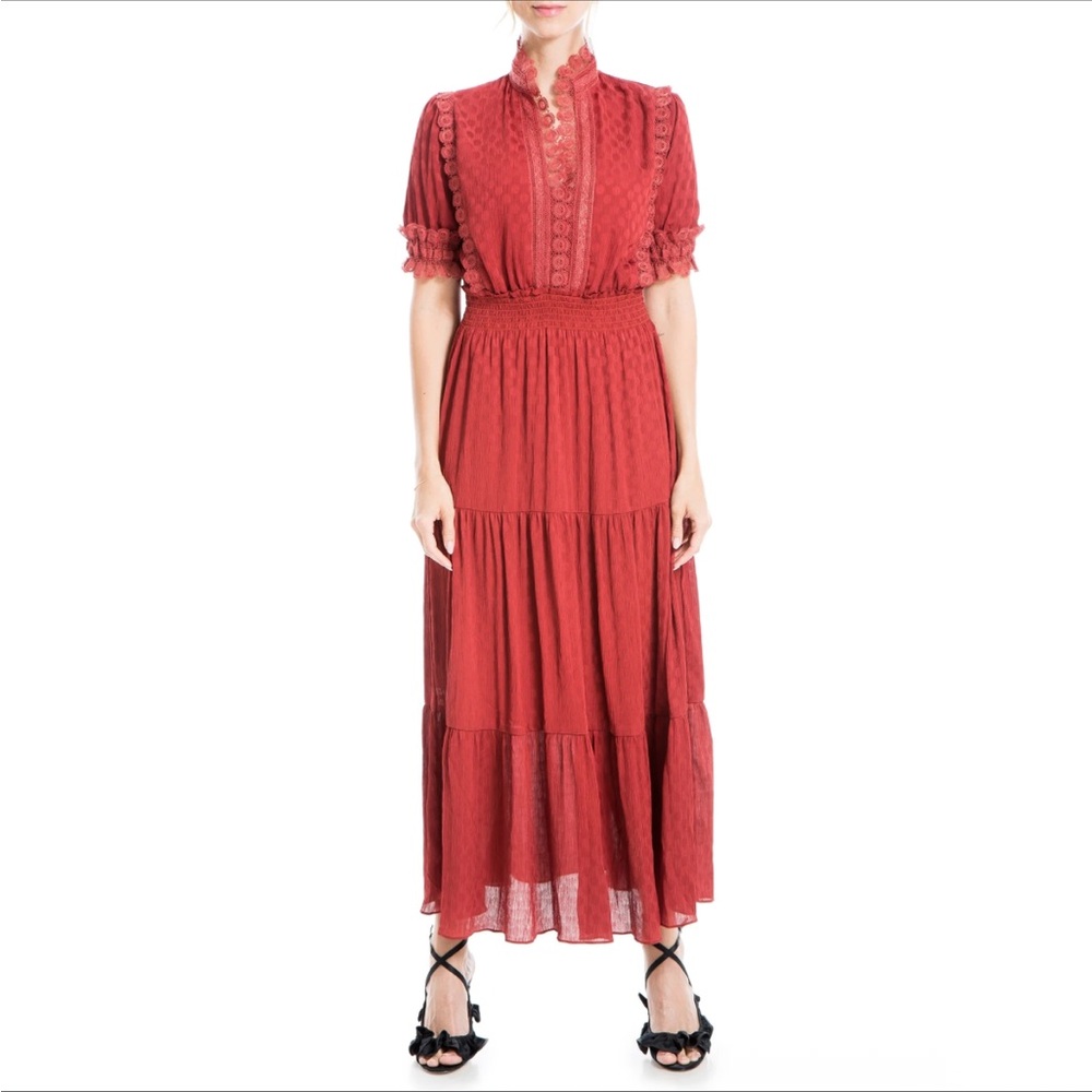 Max Studio Red Maxi Dress